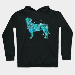 Entlebucher Mountain Dog Watercolor Painting Hoodie